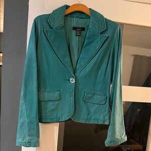 Arden B Leather Women's Blazer